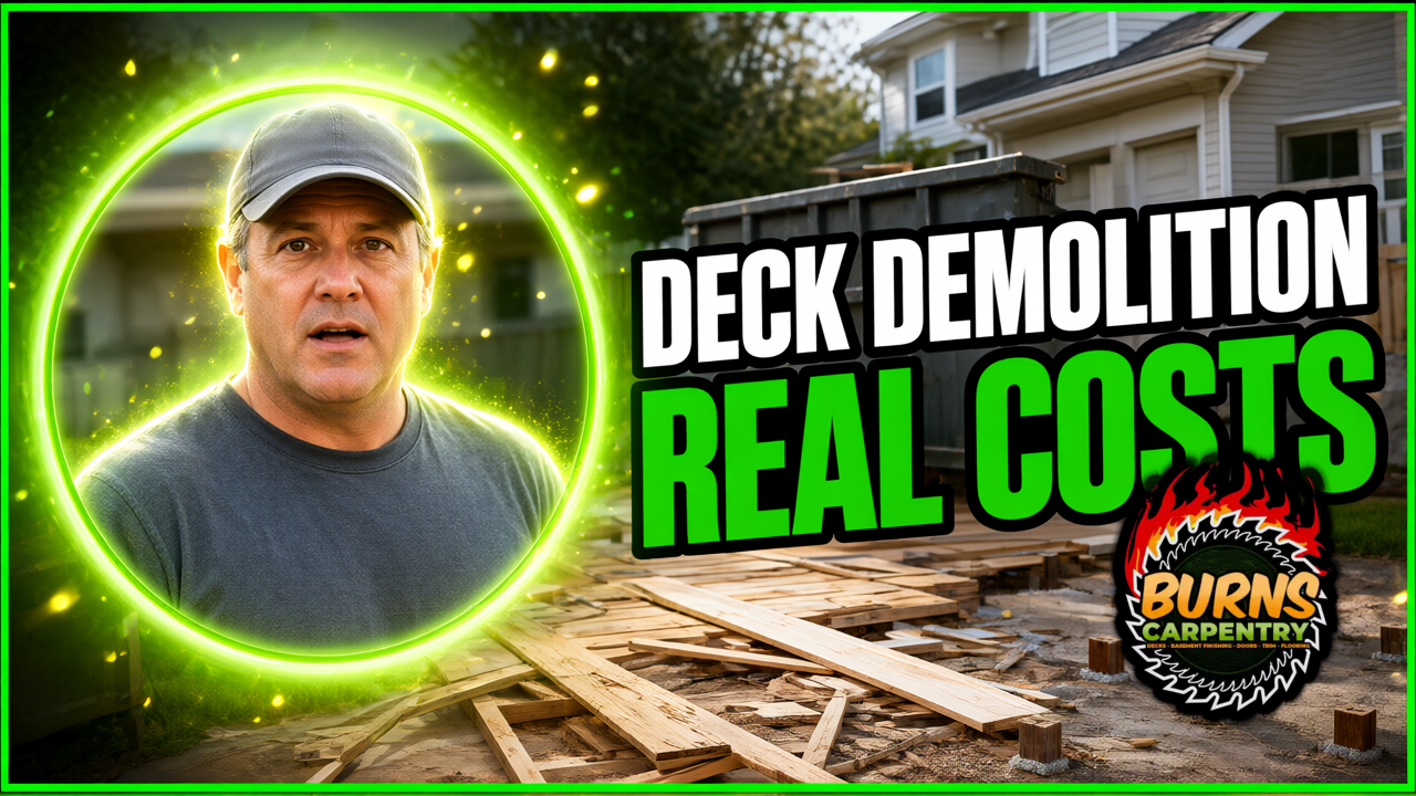 Deck Demolition & Haul-Off Costs in Cary, IL: What Homeowners Pay in 2026 by Burns Carpentry - Cary, IL