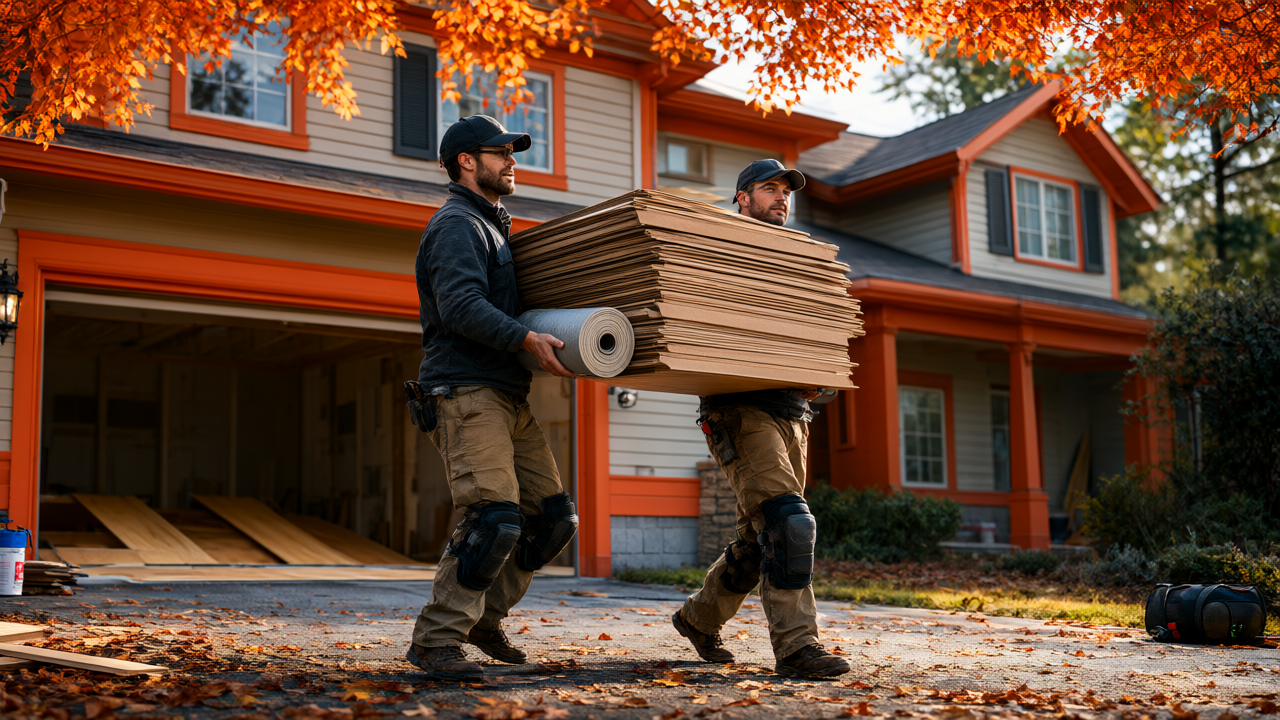 Master Vinyl Flooring from Burns Carpentry