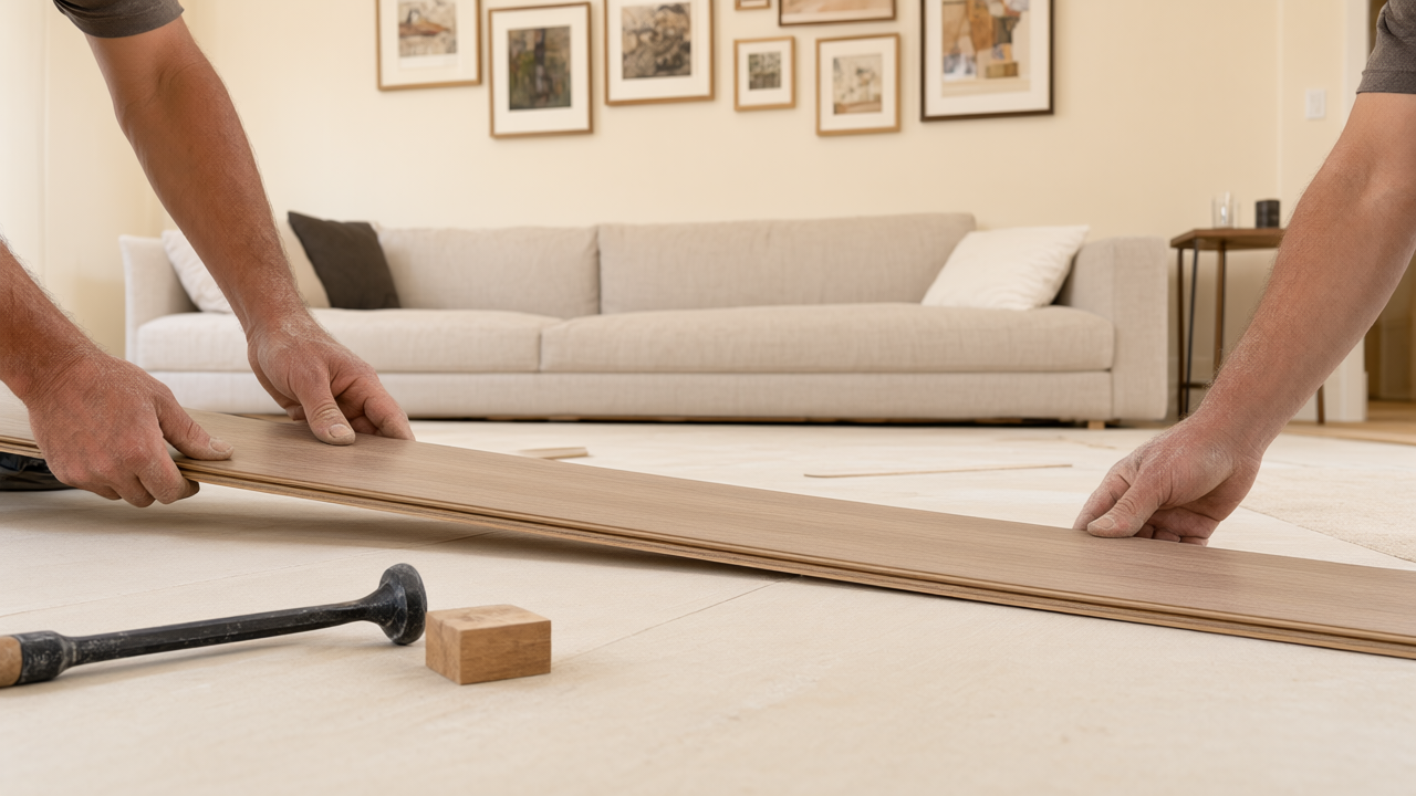 Full Laminate Flooring in Cary, IL: 5 Ways It Handles Real Life (2026) cabinet by Burns Carpentry for Cary residents