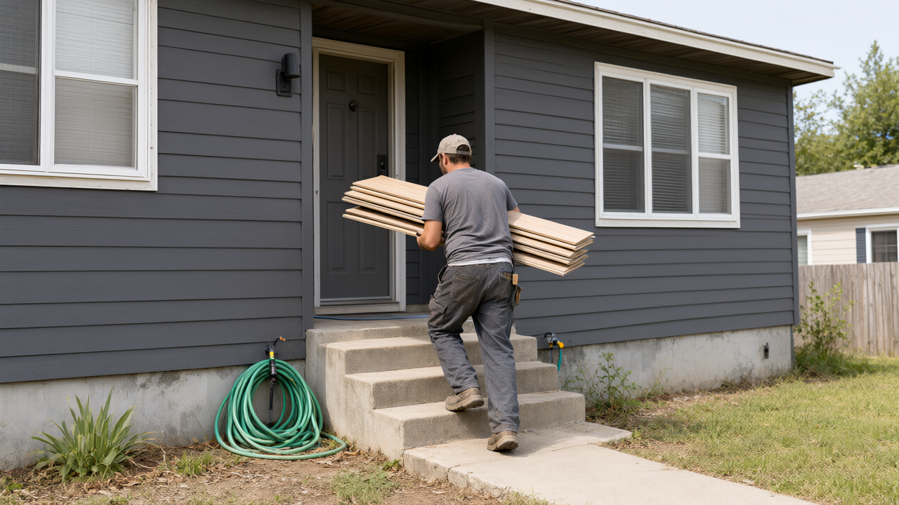 Laminate Flooring Over Concrete: Cary, IL Basement Guide (2026) by Burns Carpentry - Cary, IL
