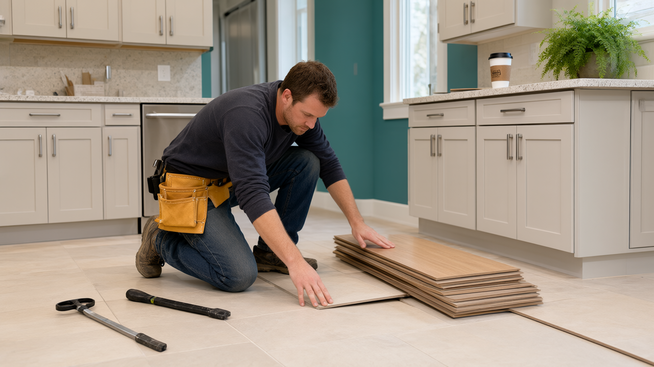 Custom Laminate Flooring from Burns Carpentry