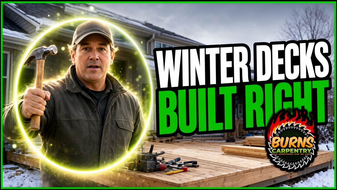 Schaumburg Winter Deck & Basement Projects: 2026 Cold-Weather Carpentry Guide