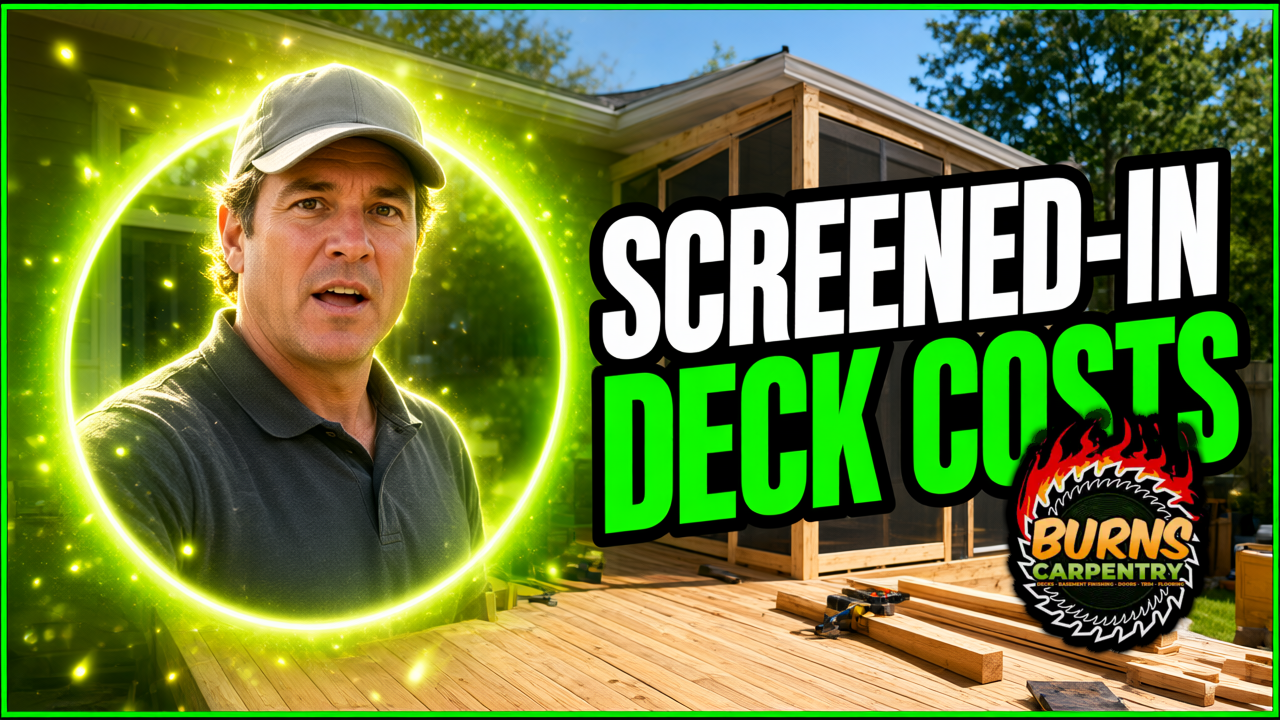 Screened-In Deck vs. Open Deck: 2026 Cary, IL Cost Guide by Burns Carpentry - Cary, IL